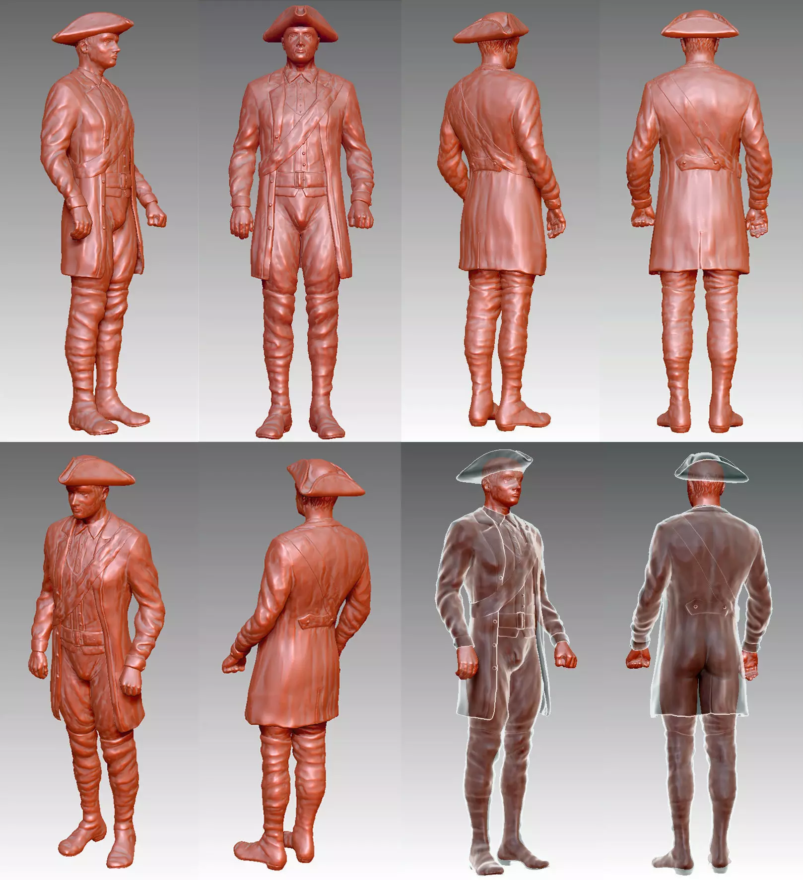 Musketeer dc comics - joker 3D model_0