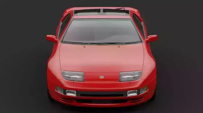 Nissan 300ZX Z32 Low-poly 3D model