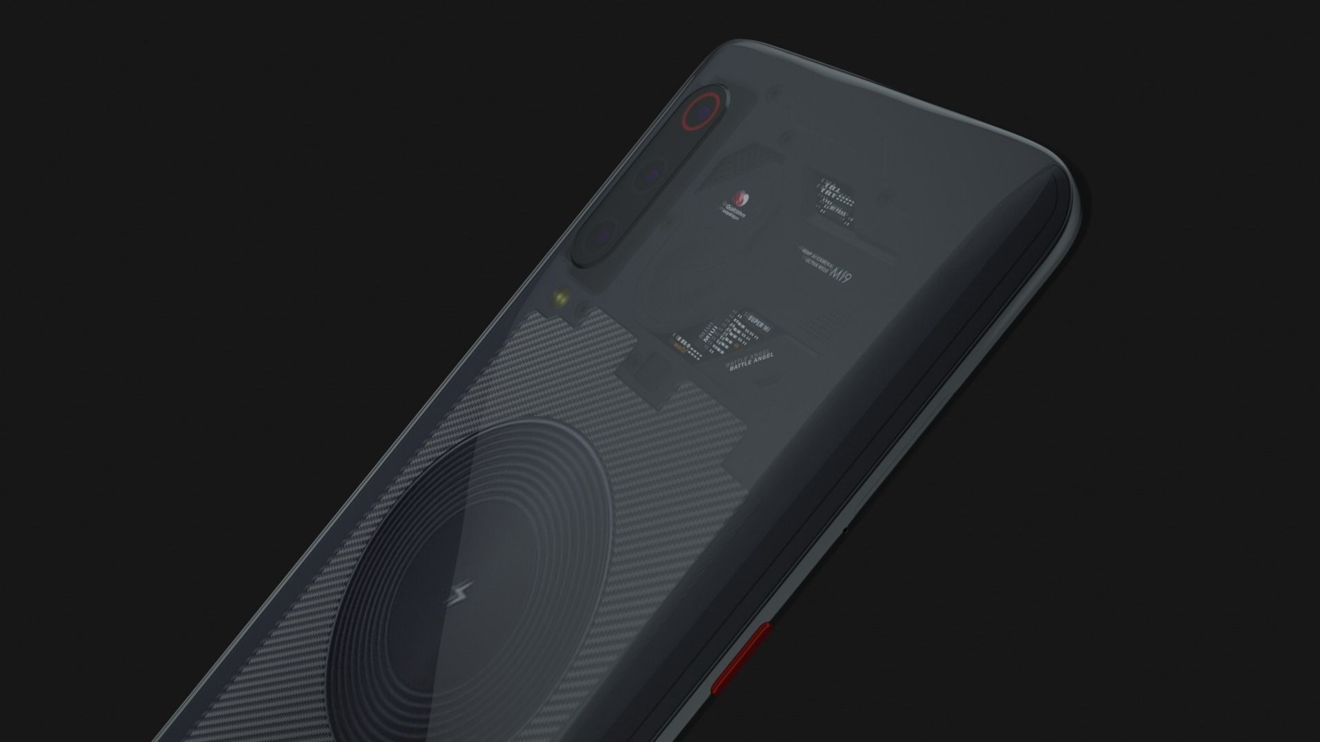 XIAOMI 9 transparent Extreme Edition - C4D modeling rendering 3D model_7