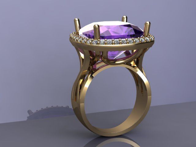 Ring Maij 3D print model_3