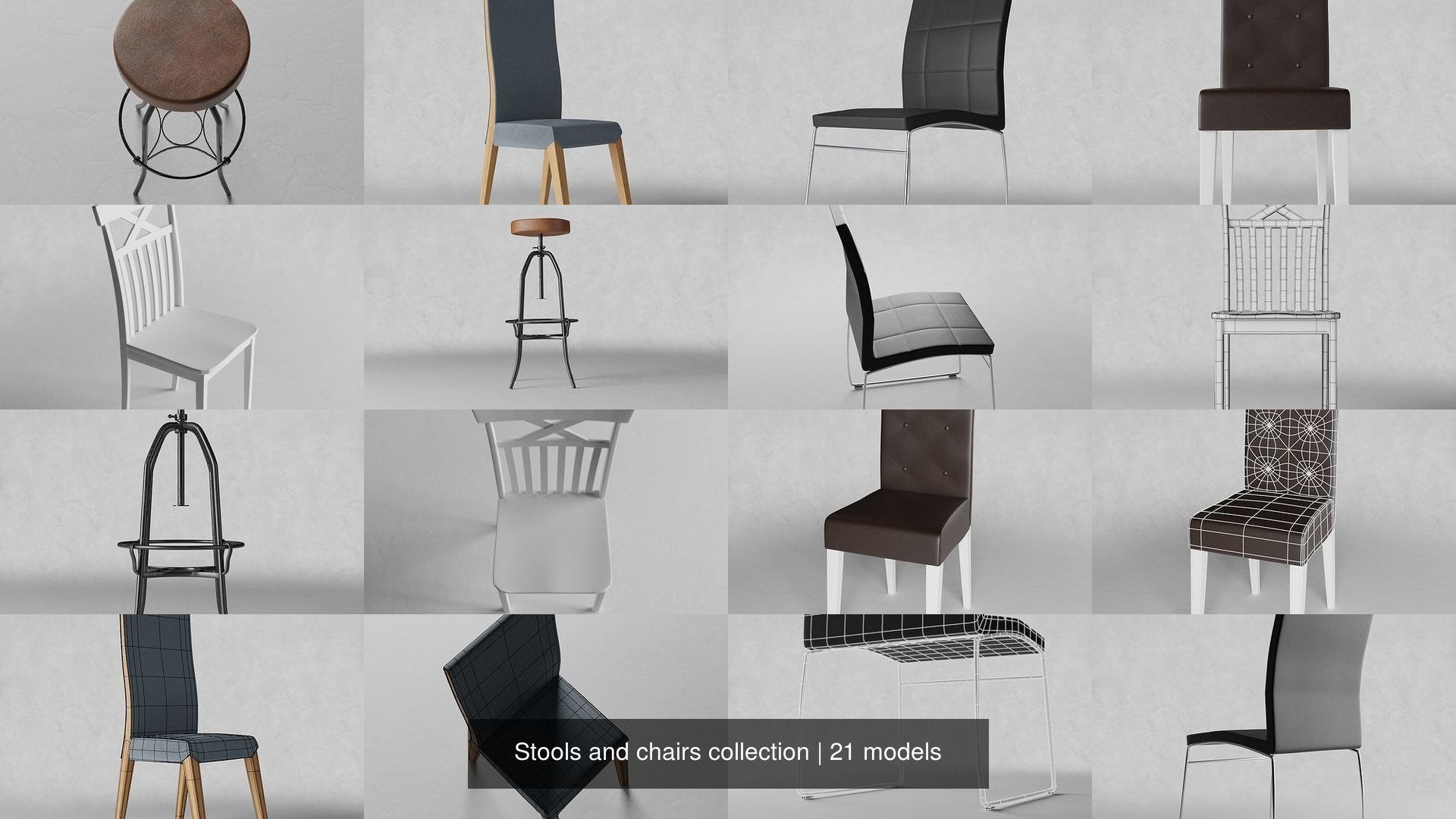 Stools and chairs collection _3