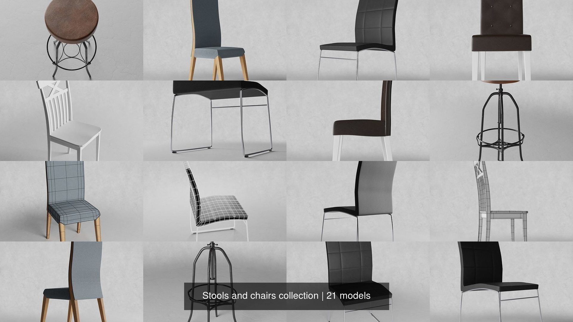 Stools and chairs collection _2
