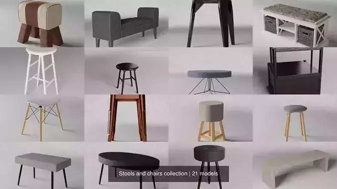 Stools and chairs collection