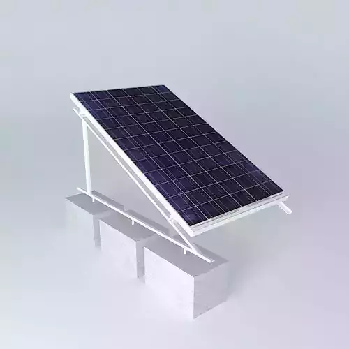 Schott solar installation  minimal aluminium construction