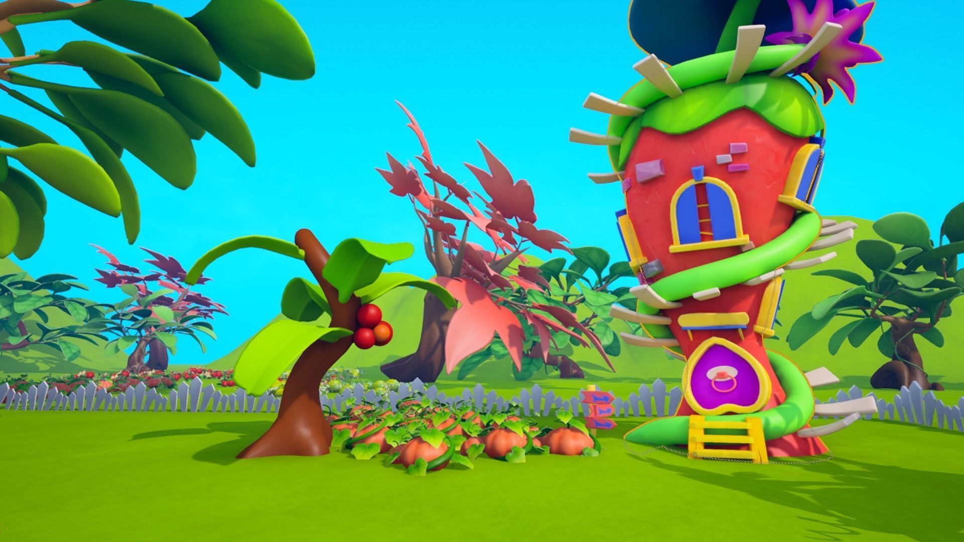 Asset - Cartoons - Background- Farm - Hight Poly 3D model_13