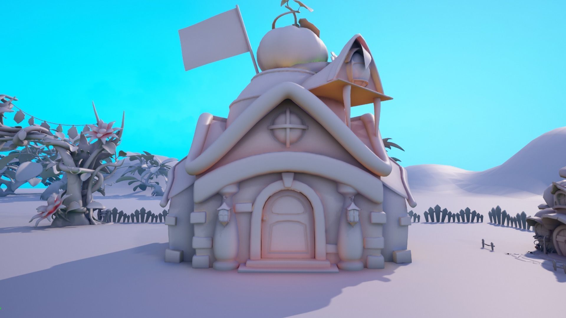 Asset - Cartoons - Background- Farm - Hight Poly 3D model_6