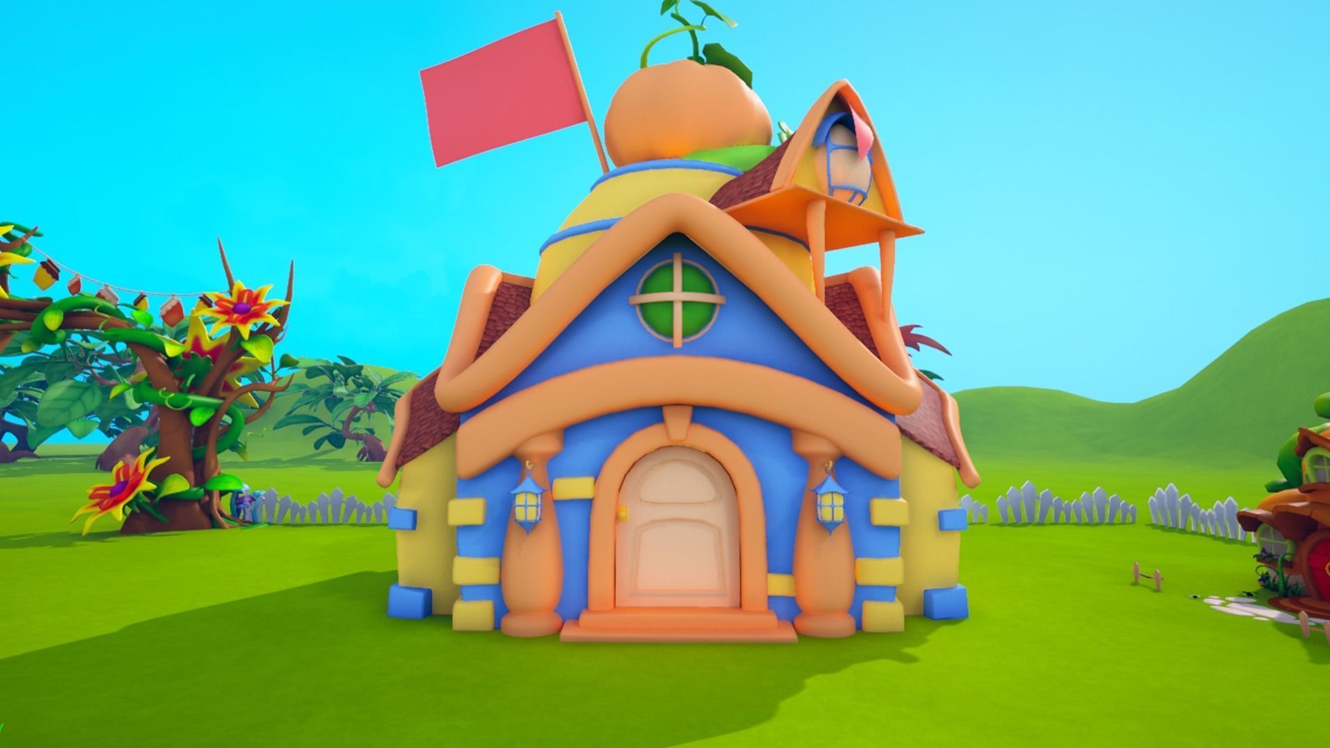 Asset - Cartoons - Background- Farm - Hight Poly 3D model_14