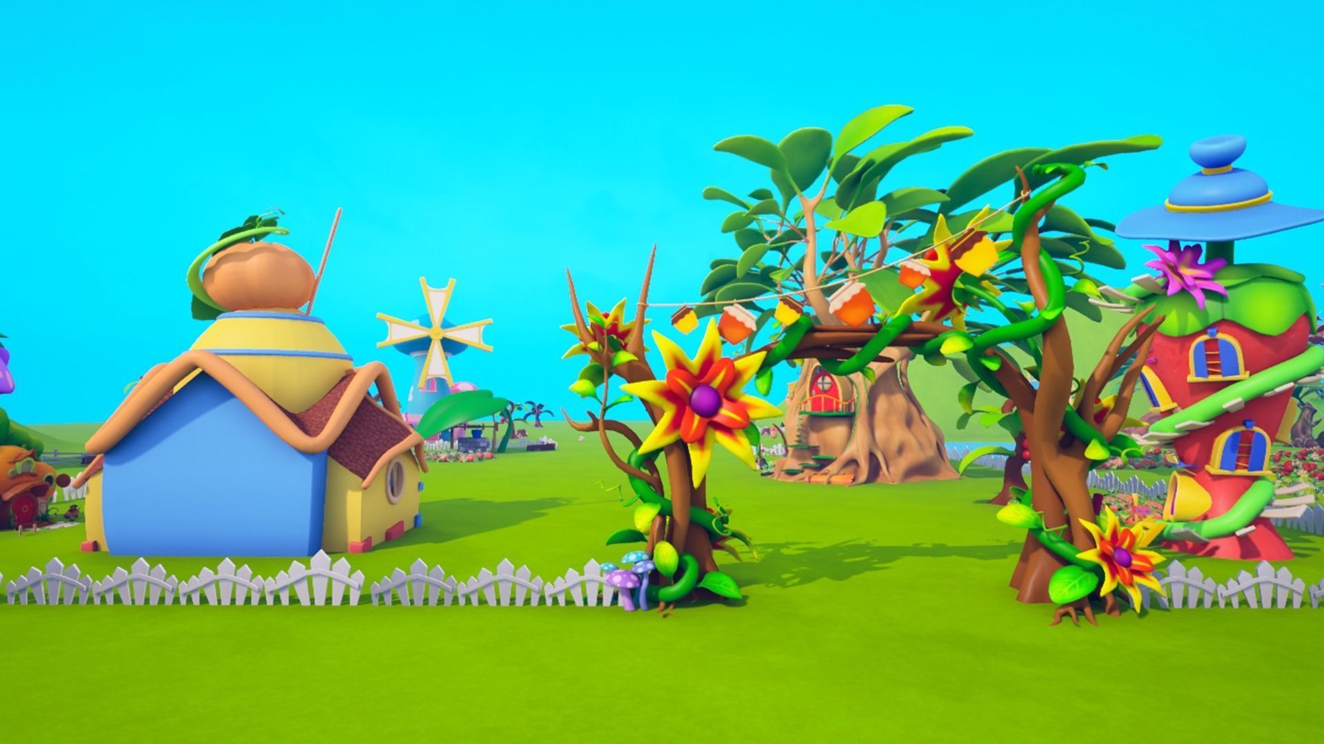 Asset - Cartoons - Background- Farm - Hight Poly 3D model_12