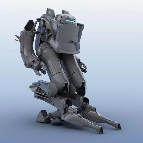 Robot 03 3D model_0