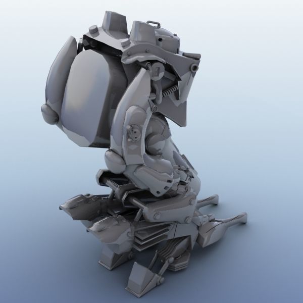 Robot 03 3D model_2