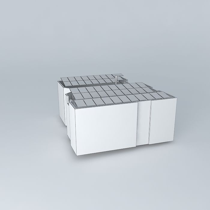 Gaphni 11 3kWp Home solar installation Free 3D model_3