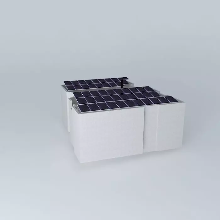 Gaphni 11 3kWp Home solar installation Free 3D model_0
