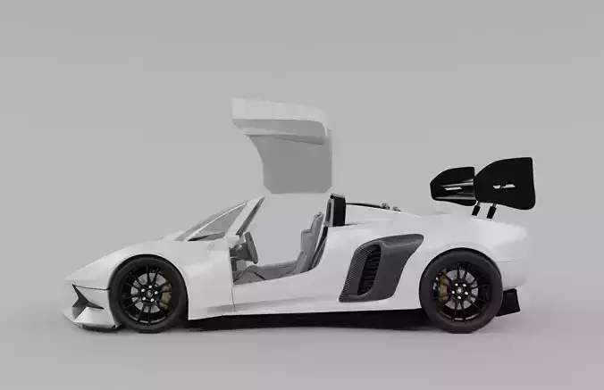 Nemsis v8 super sports racing car concept design