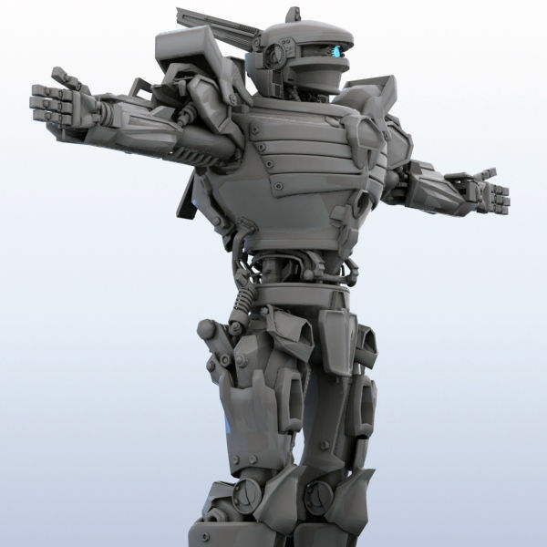 Robot 06 3D model_4