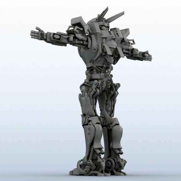 Robot 06 3D model_3