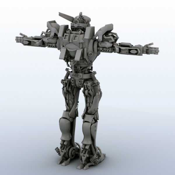 Robot 06 3D model_2