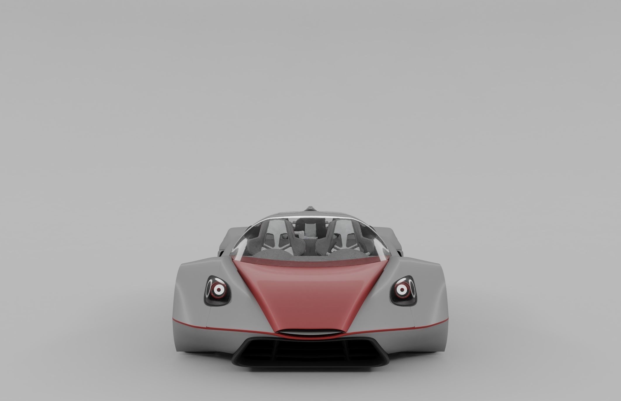 Lemsis Neo super sports racing car concept design 3D model_3