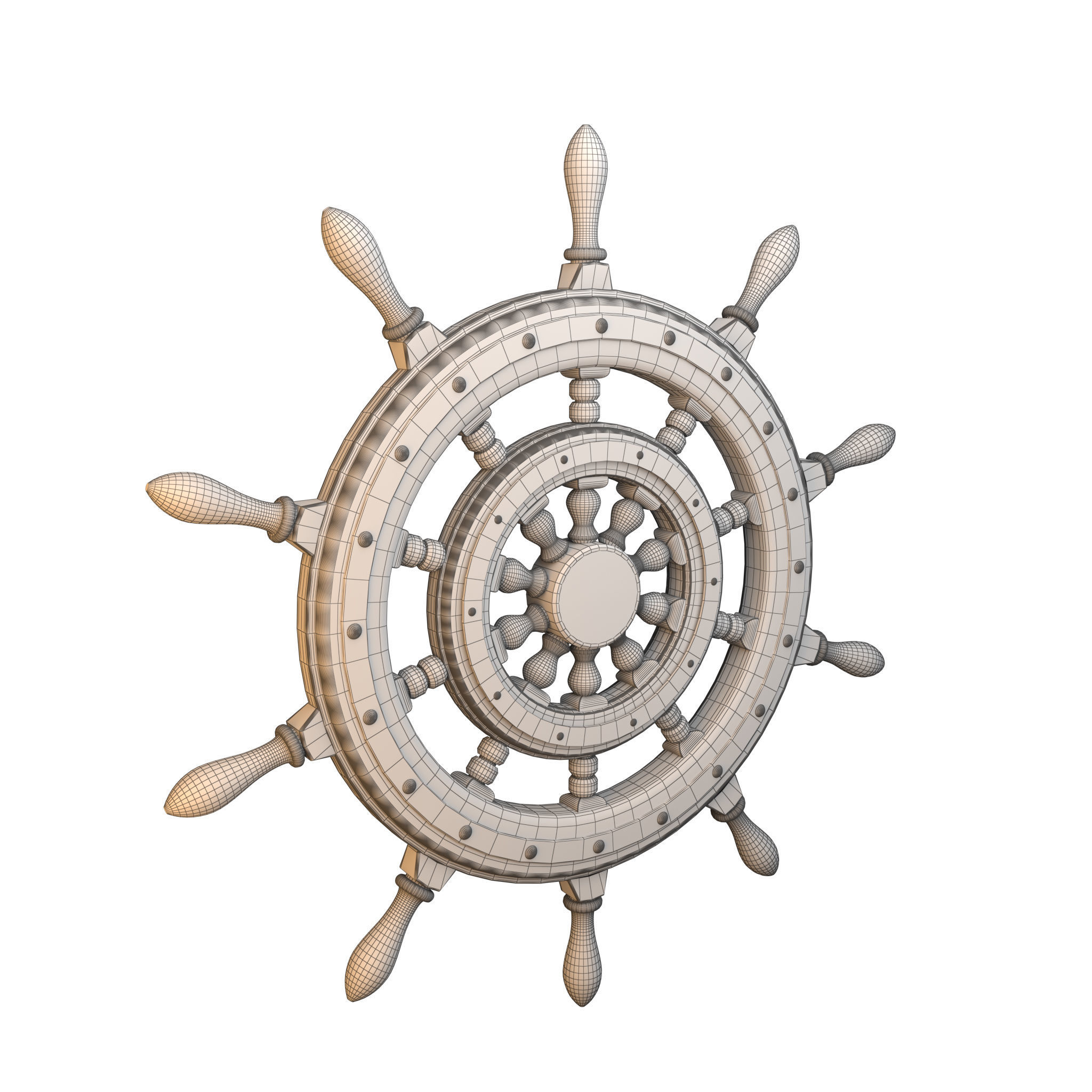 Sheep Wheel 3D model_4