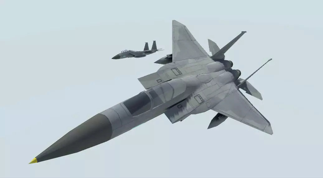 F 15 C Eagle Free low-poly 3D model