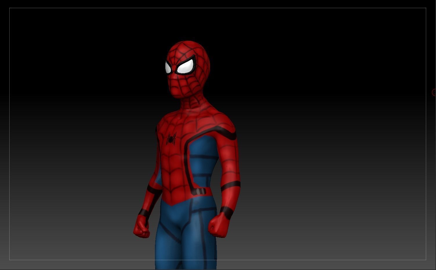 Spiderman - 3D figurine online 3D print model_3