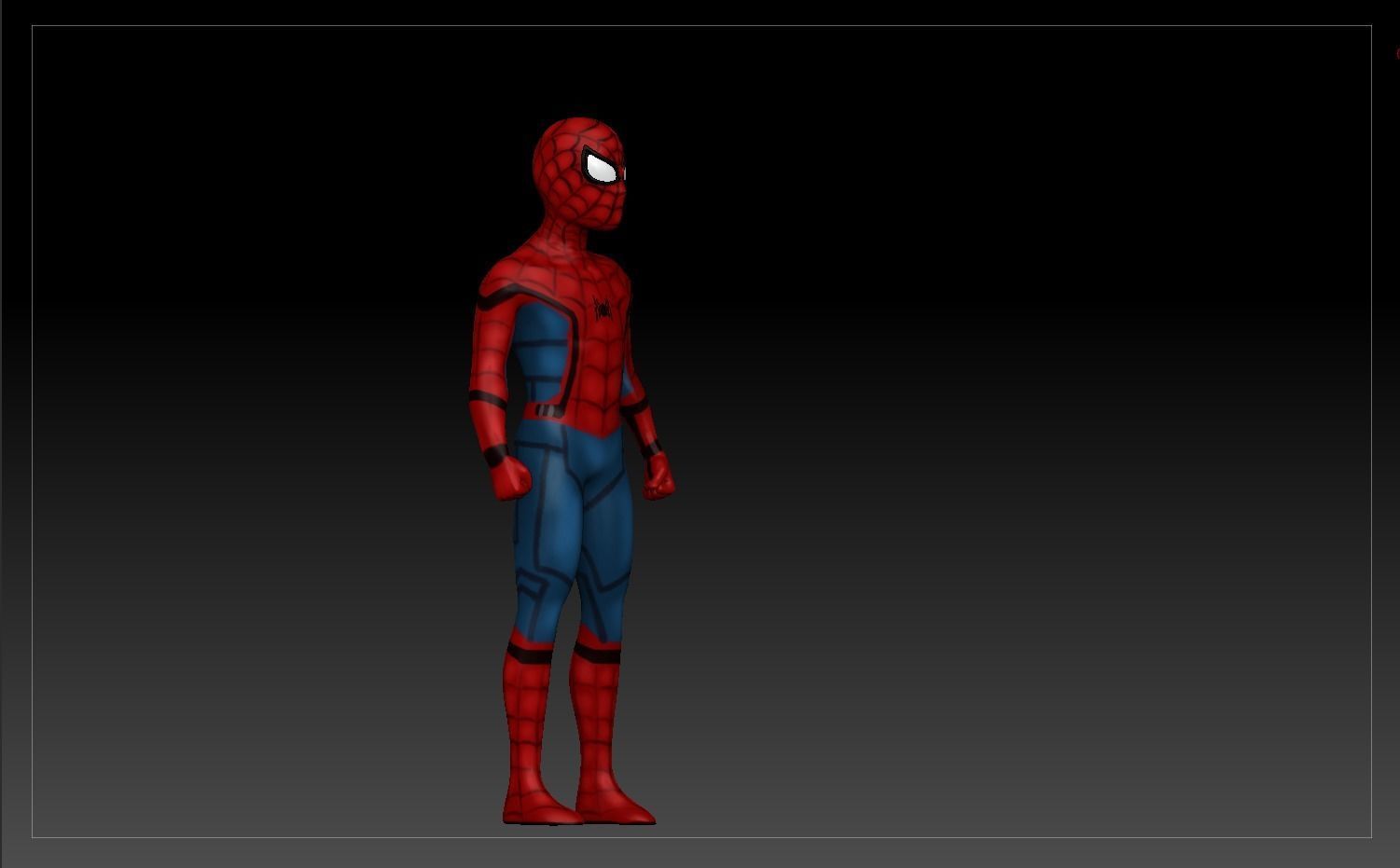 Spiderman - 3D figurine online 3D print model_5