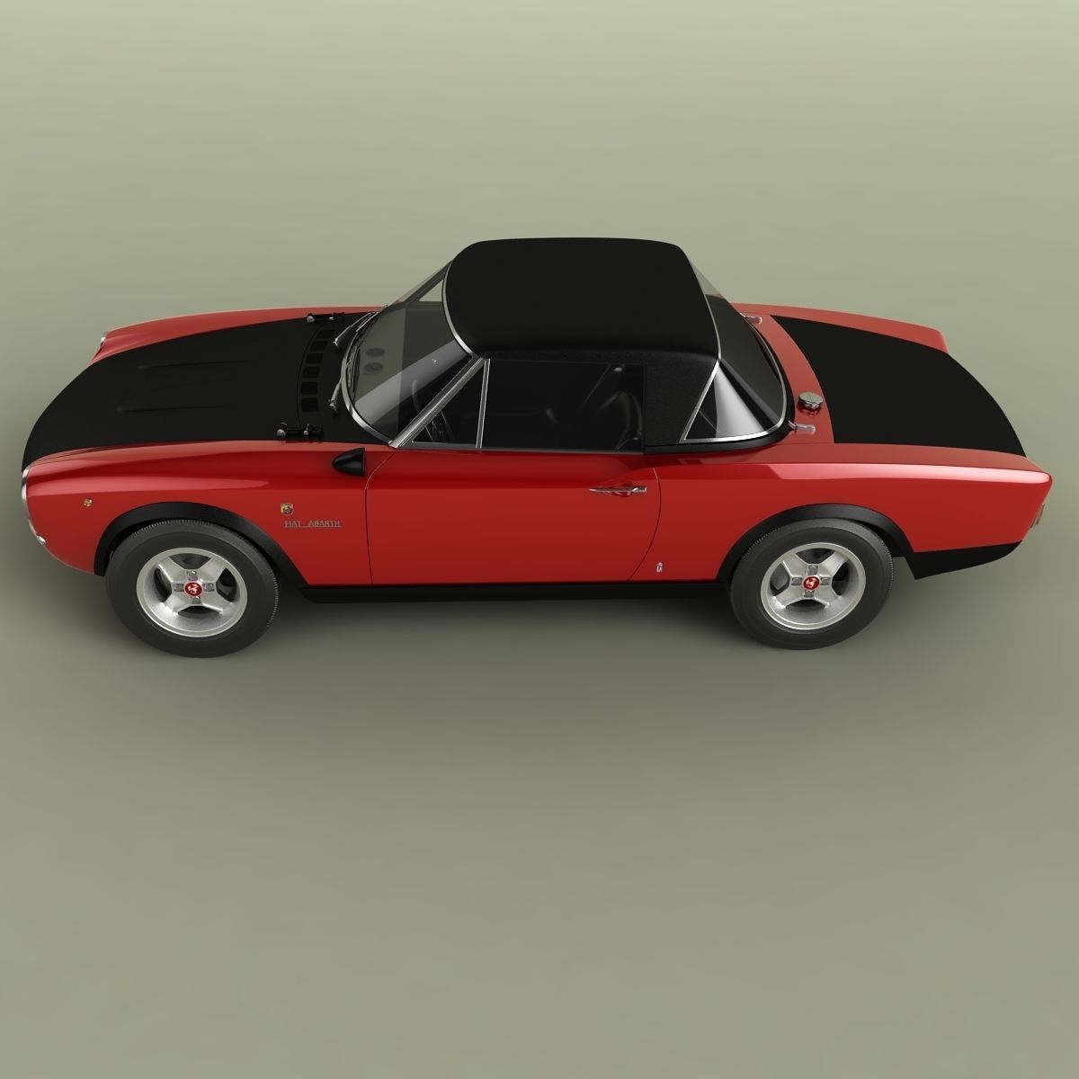 Fiat 124 Spider Abarth Rally 3D model_6