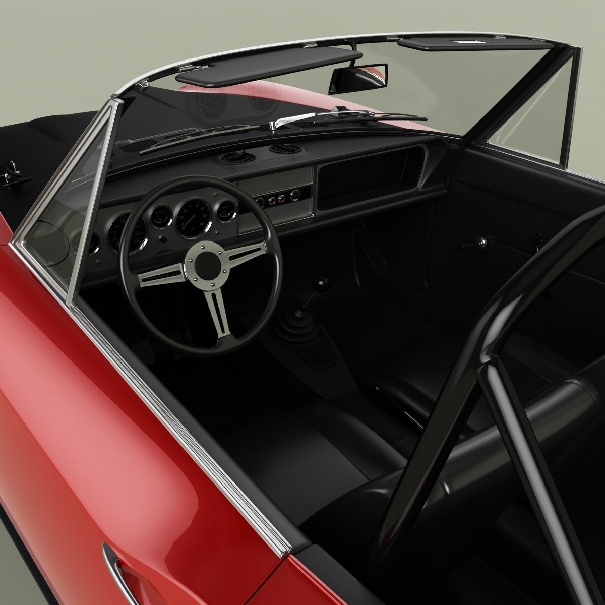 Fiat 124 Spider Abarth Rally 3D model_10