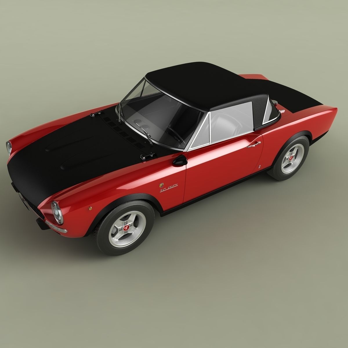 Fiat 124 Spider Abarth Rally 3D model_5