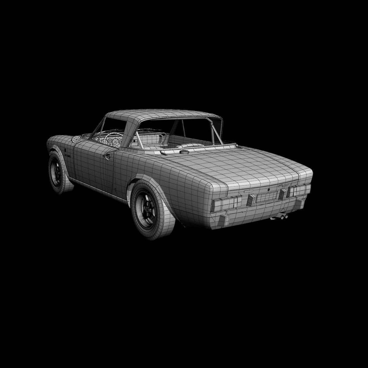 Fiat 124 Spider Abarth Rally 3D model_16