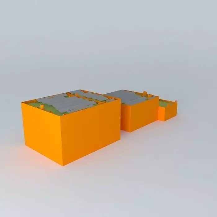 Jerusalem orange box Free 3D model