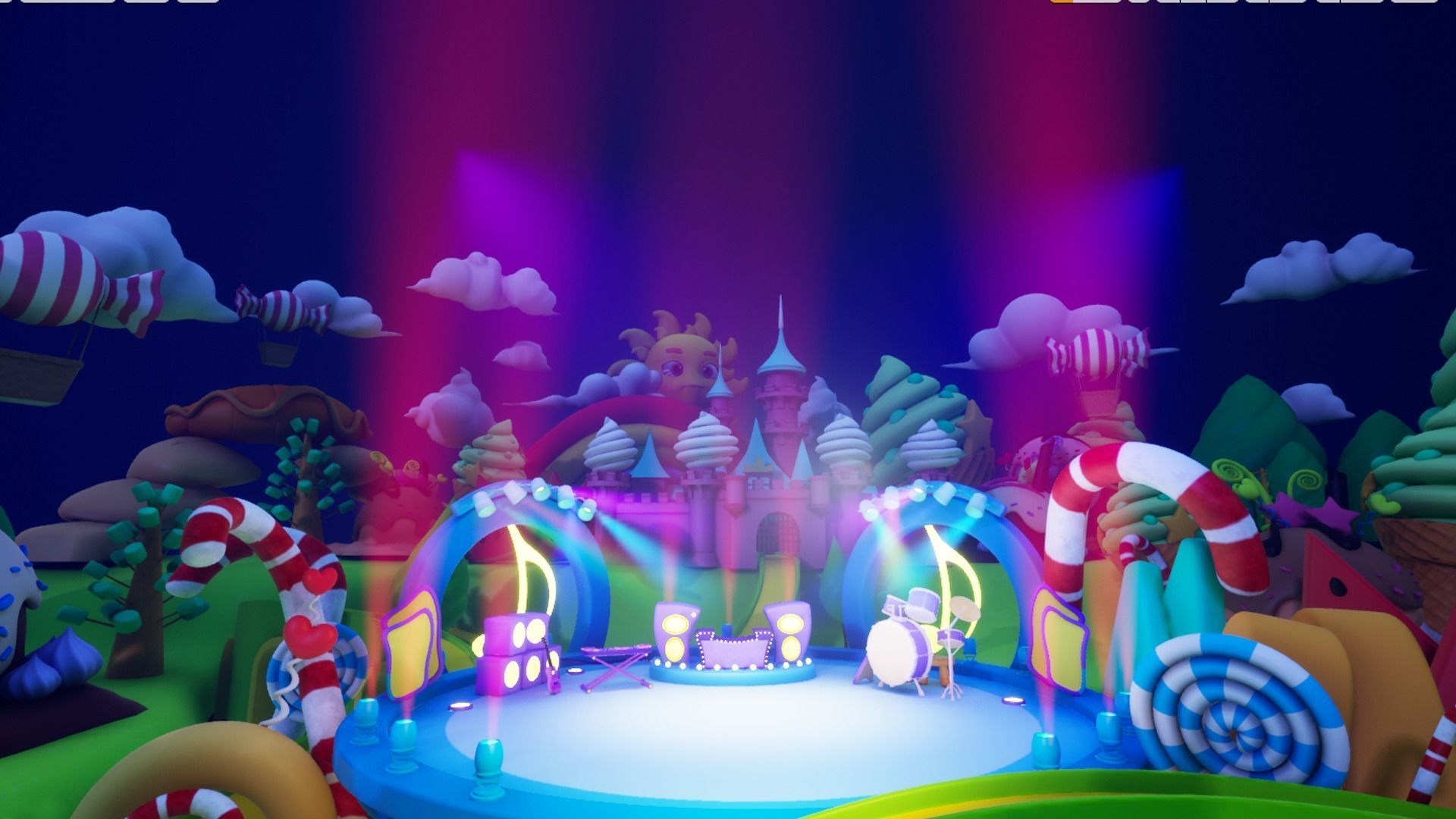 Asset UE4 - Cartoons - Background - Stage- Hight Poly 3D model_13