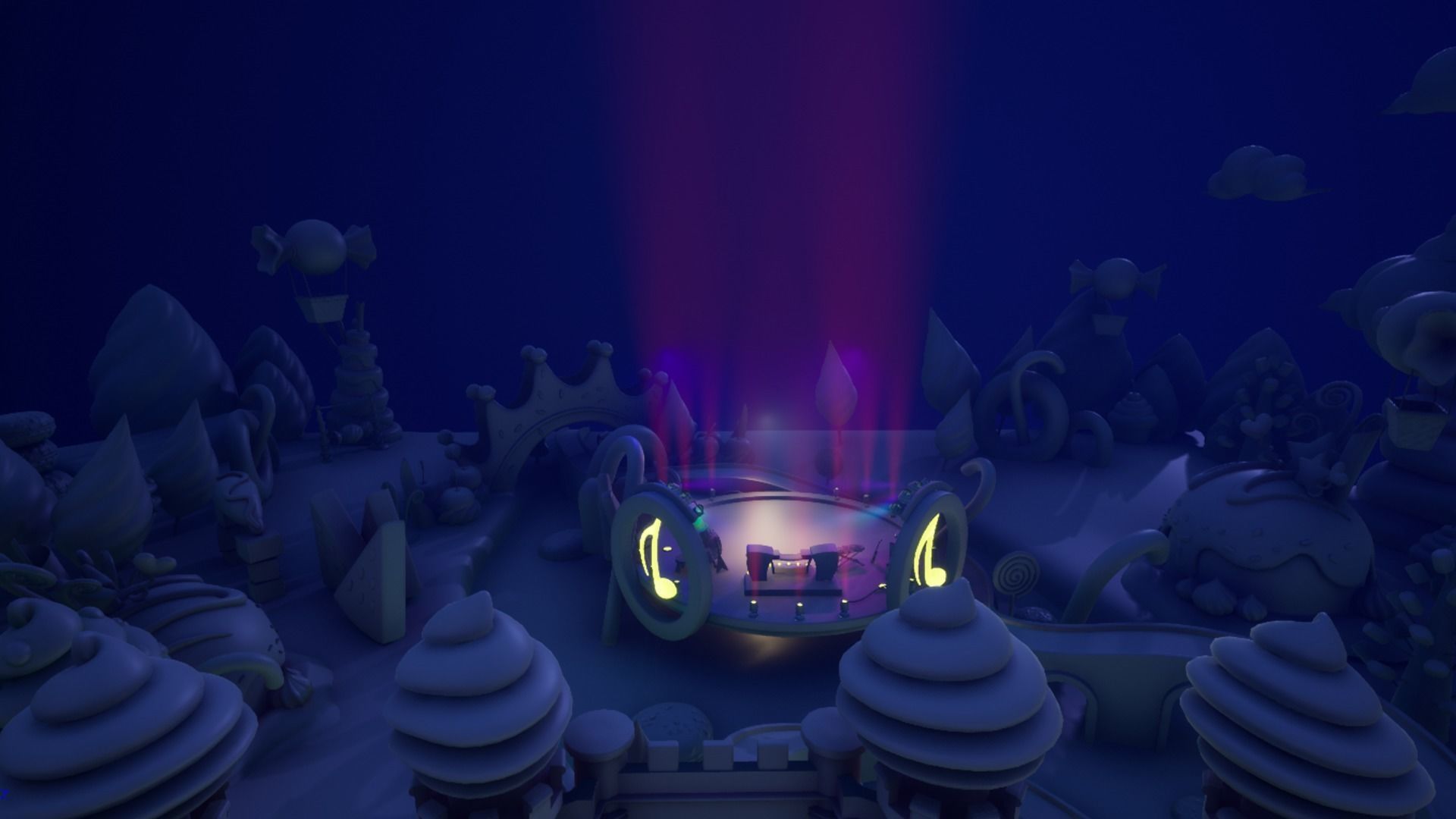 Asset UE4 - Cartoons - Background - Stage- Hight Poly 3D model_5