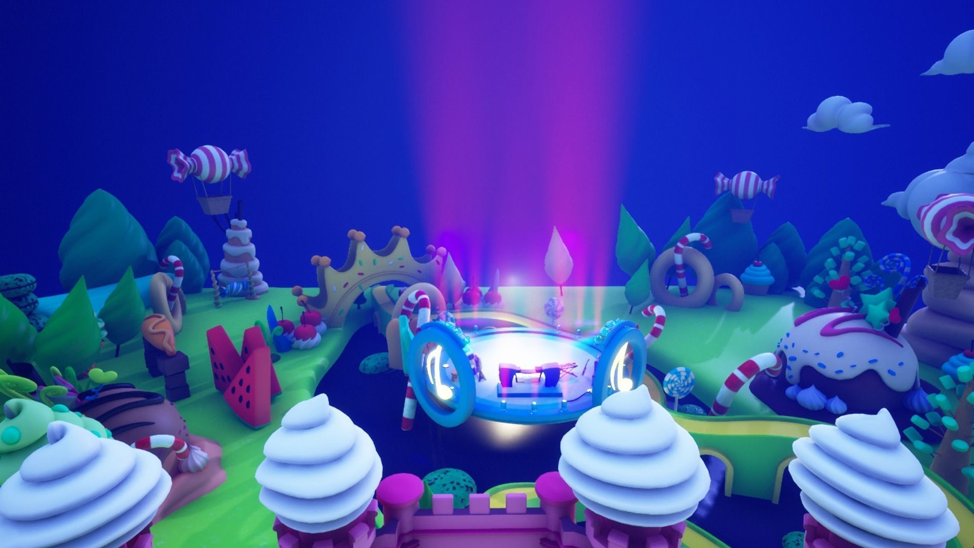 Asset UE4 - Cartoons - Background - Stage- Hight Poly 3D model_16