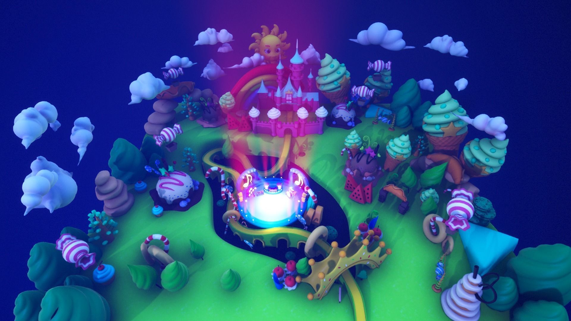 Asset UE4 - Cartoons - Background - Stage- Hight Poly 3D model_20