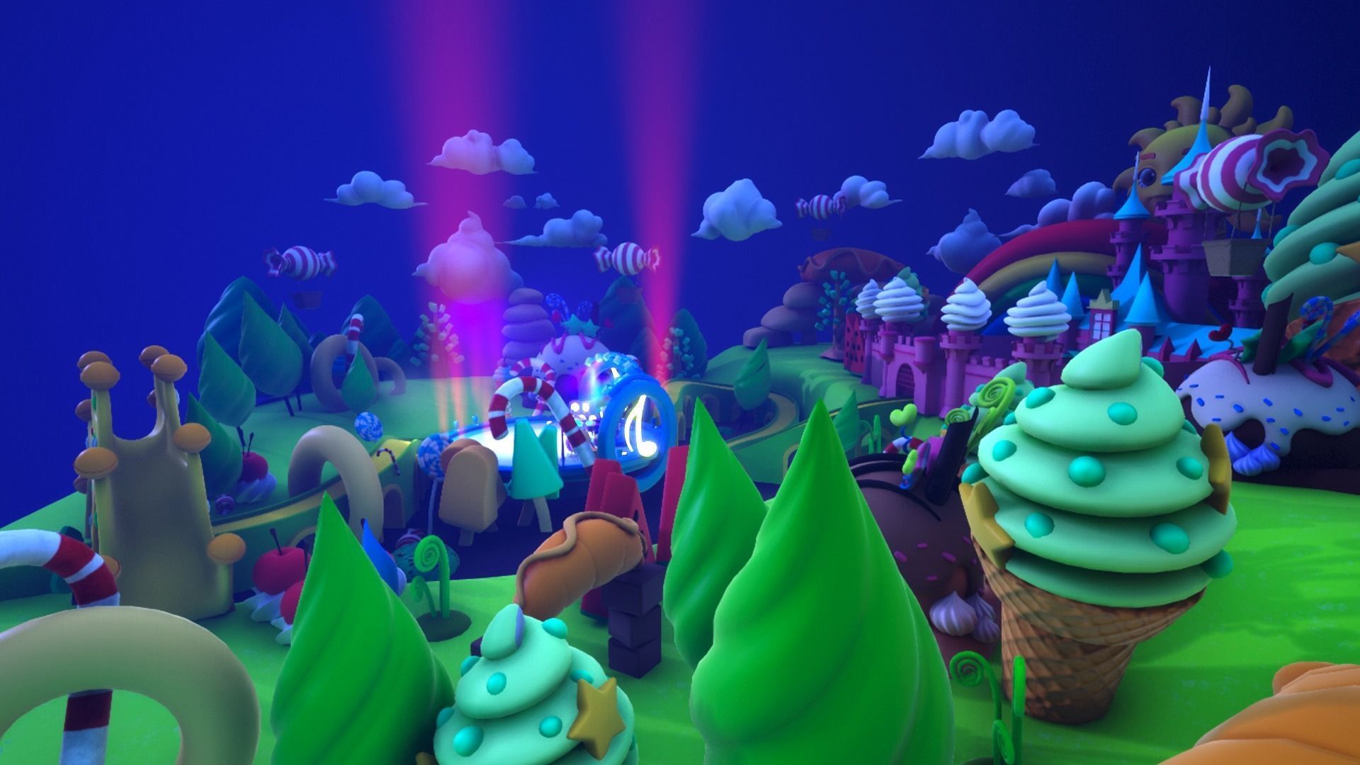 Asset UE4 - Cartoons - Background - Stage- Hight Poly 3D model_17