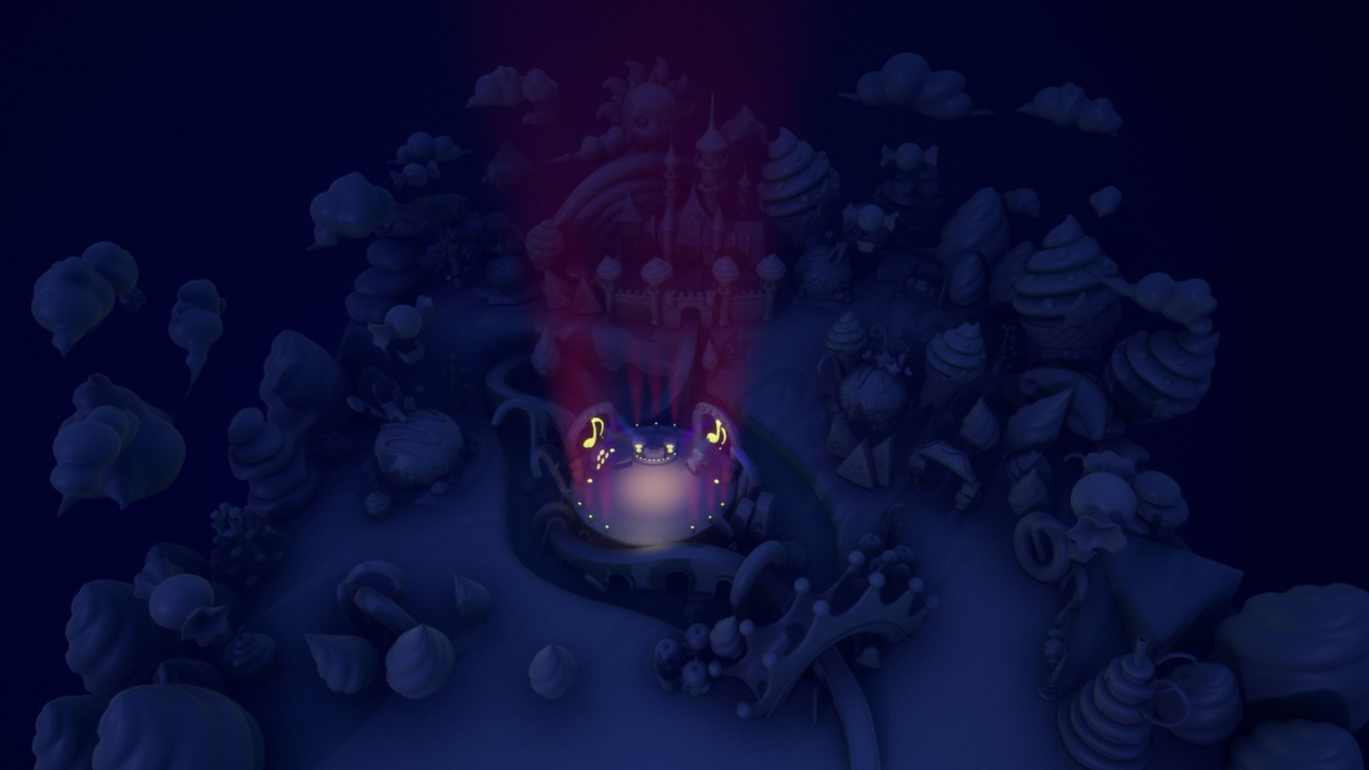 Asset UE4 - Cartoons - Background - Stage- Hight Poly 3D model_10