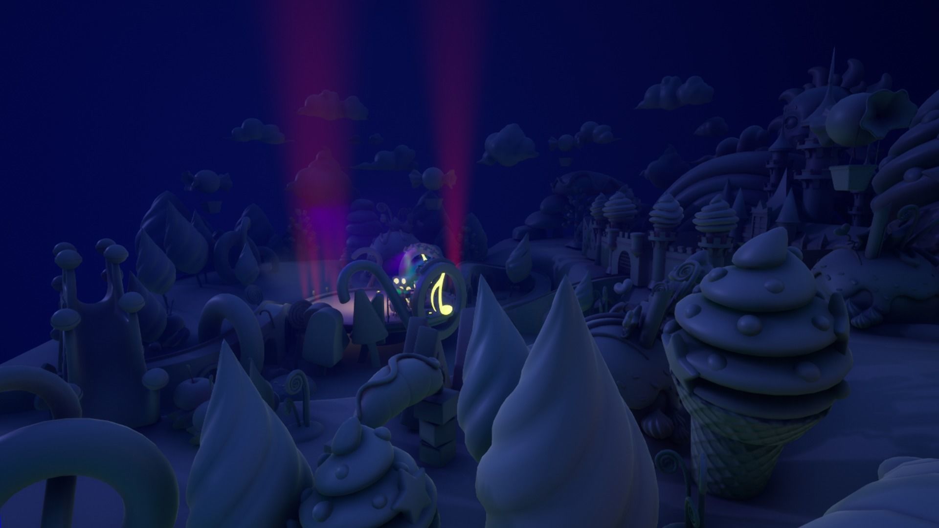 Asset UE4 - Cartoons - Background - Stage- Hight Poly 3D model_7