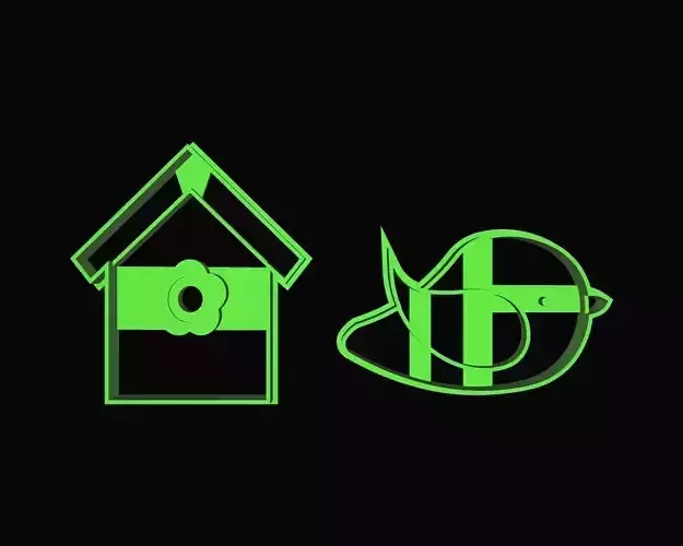 Bird House and Bird Cookie Cutter Set