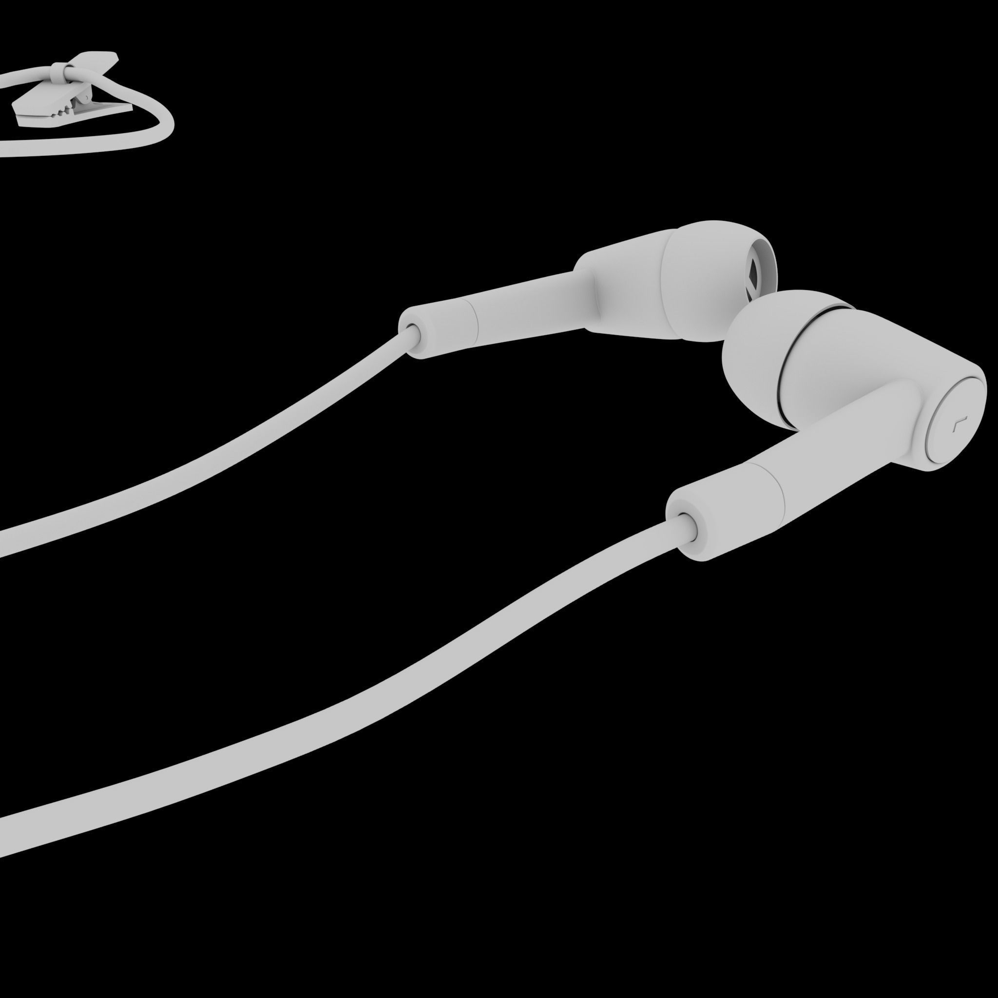 Earphones - Headphones 3D model_9