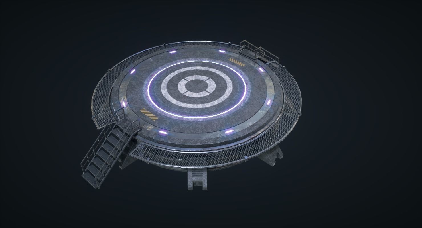 Mars Colony KitBash Pack Low-poly 3D model_25