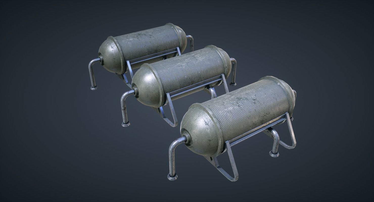 Mars Colony KitBash Pack Low-poly 3D model_39