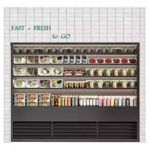 Vegan bar 3D model