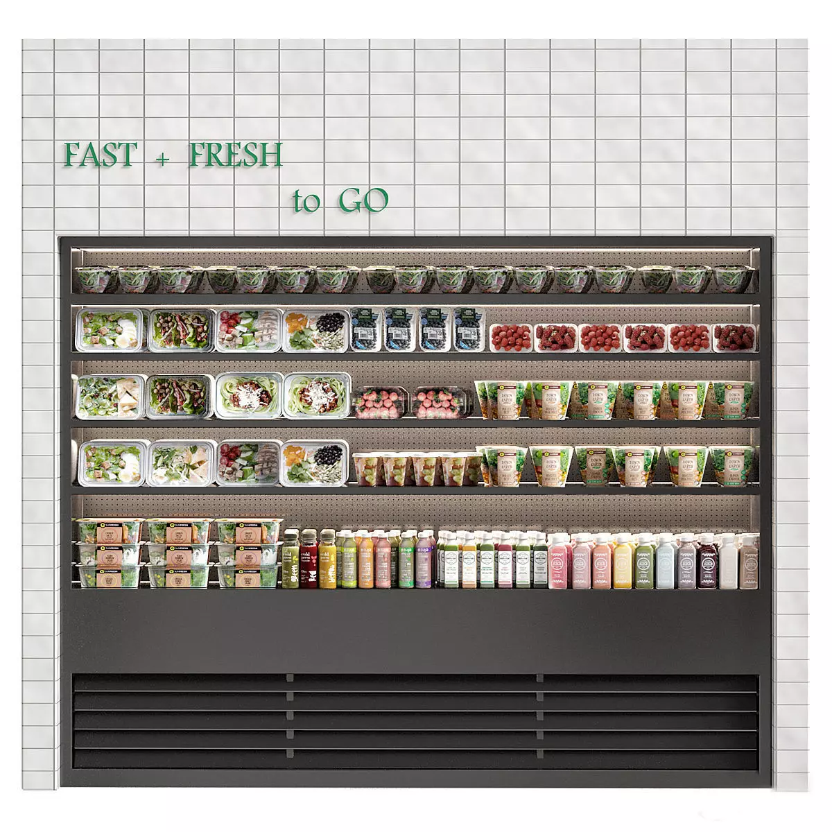 Vegan bar 3D model_0