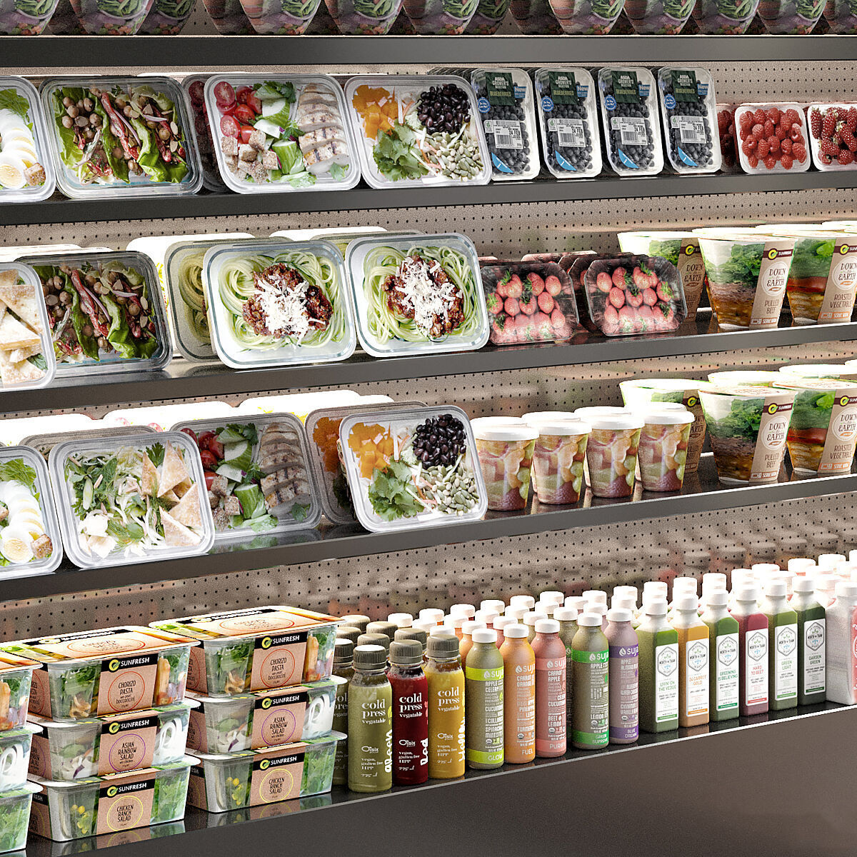 Vegan bar 3D model_1