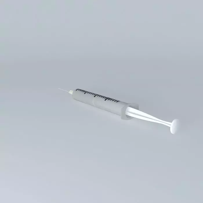syringe injection Free 3D model_0