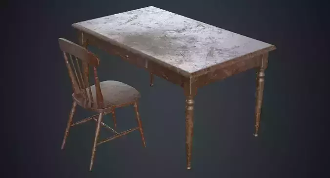 Table And Chair 2B