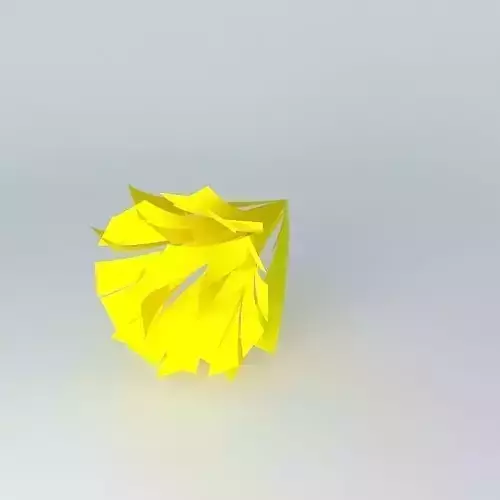 Golden flute Free 3D model