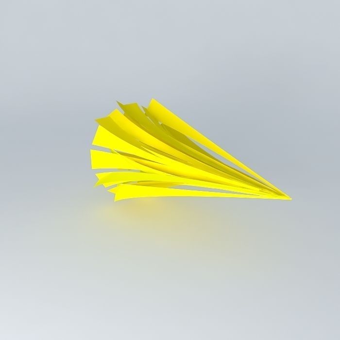 Golden flute Free 3D model_2