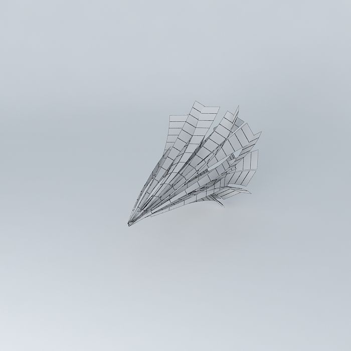 Golden flute Free 3D model_4