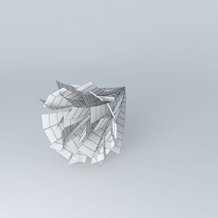 Golden flute Free 3D model_3